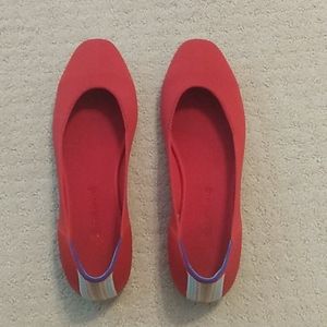 Rothys the Square flat 9.5 red